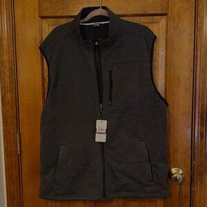 NWT Charcoal Gray Izod Knit Vest - 2XL